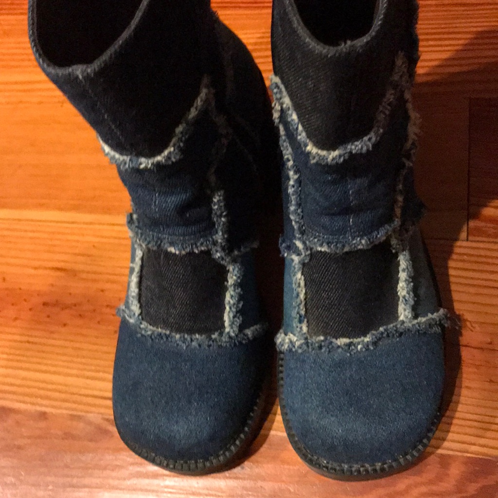 Denim Patchwork 90’s Boot